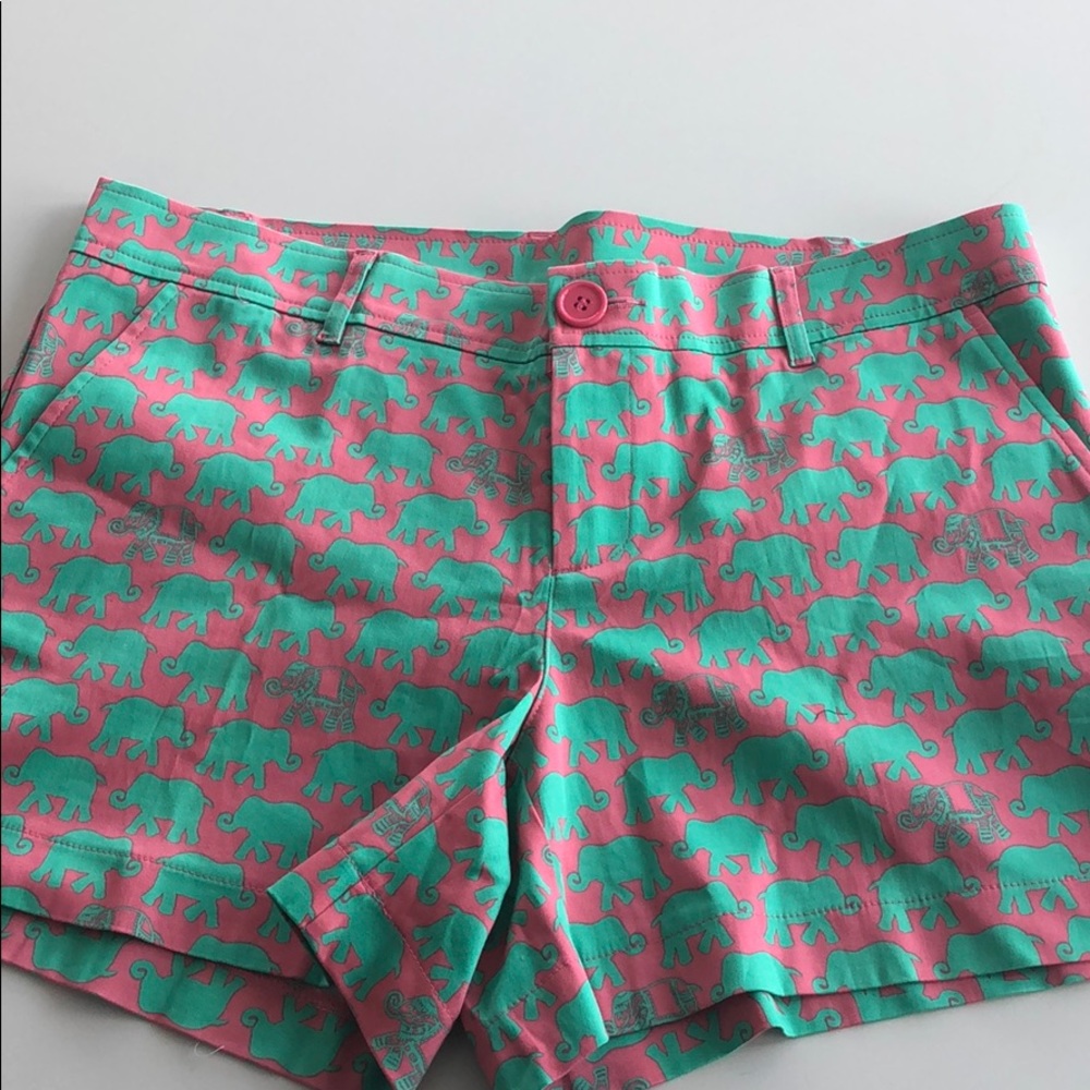 NWT Tracy Negoshian Penny Elephant Shorts